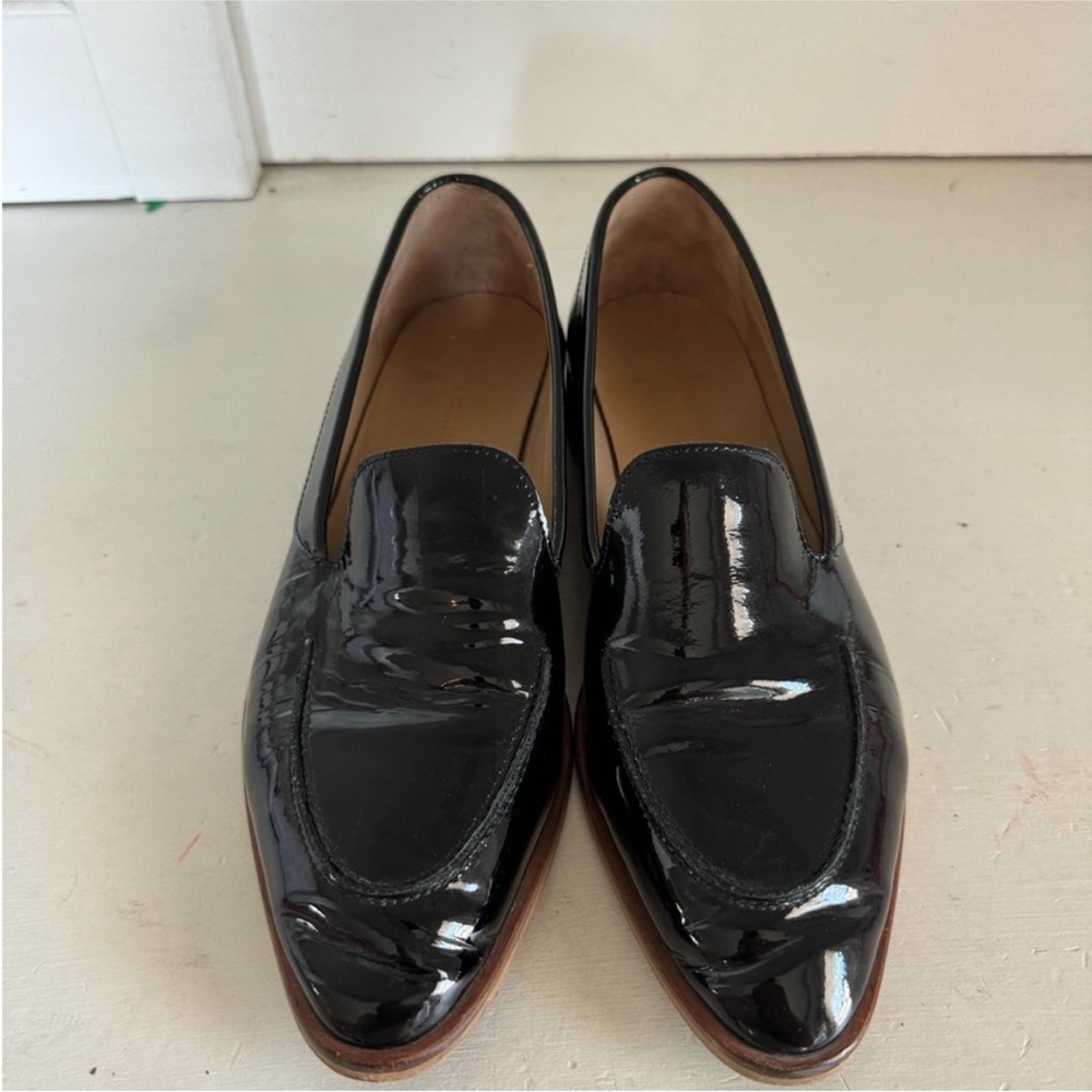 Everlane Black Patent Leather Loafers 10 - Picture 4 of 13